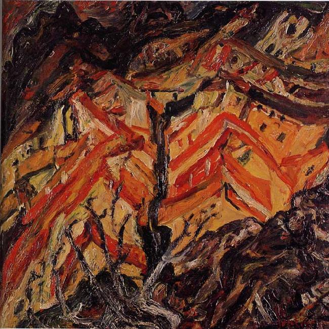 Chaim Soutine View of Ceret oil painting image